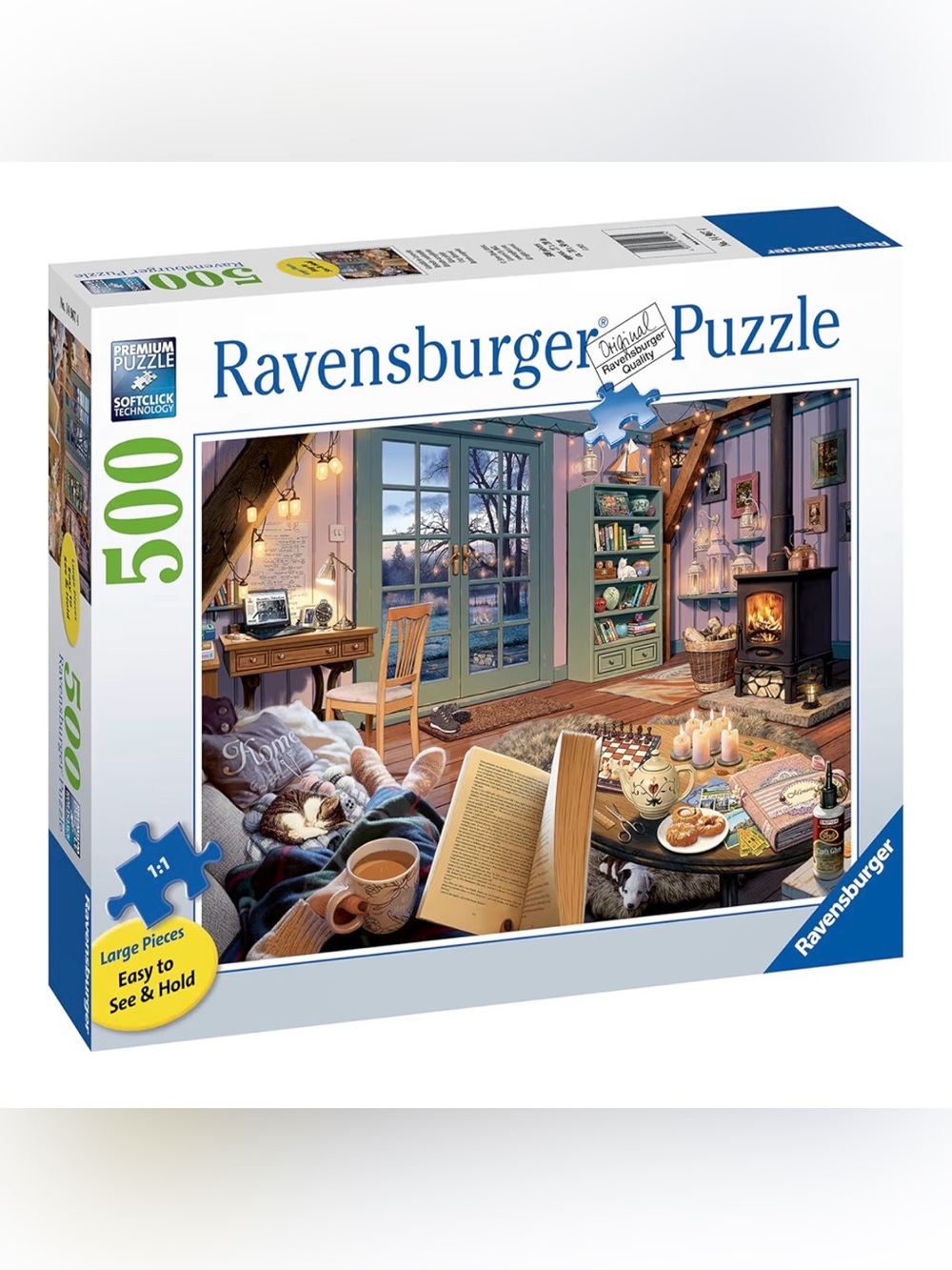 Ravensburger Cozy Retreat 500 Piece Large Format Jigsaw Puzzle SEALED/NEW